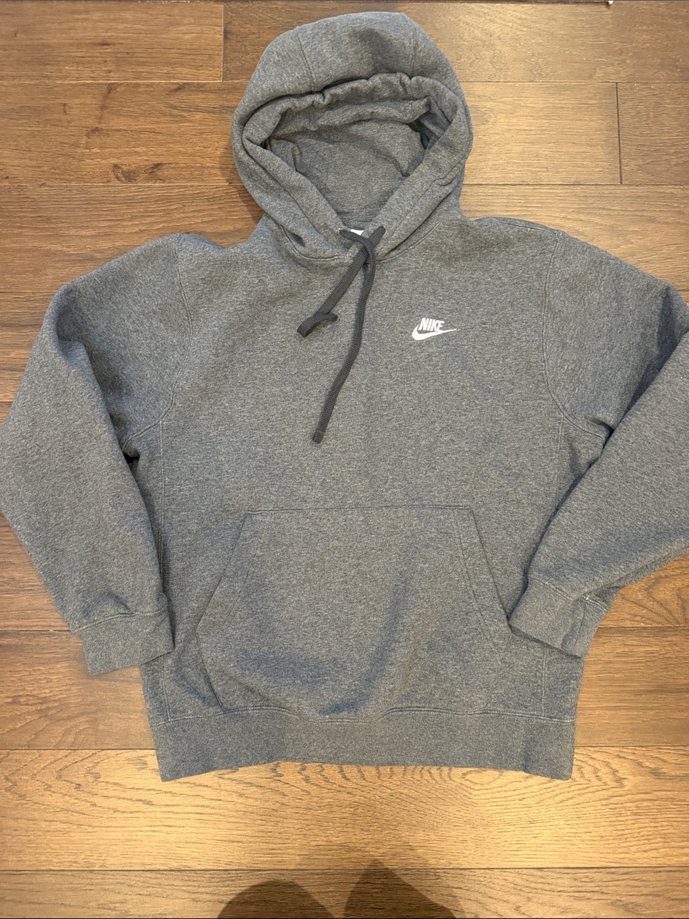 Nike Dark Gray Pullover Hoodie Size Small - C33-087